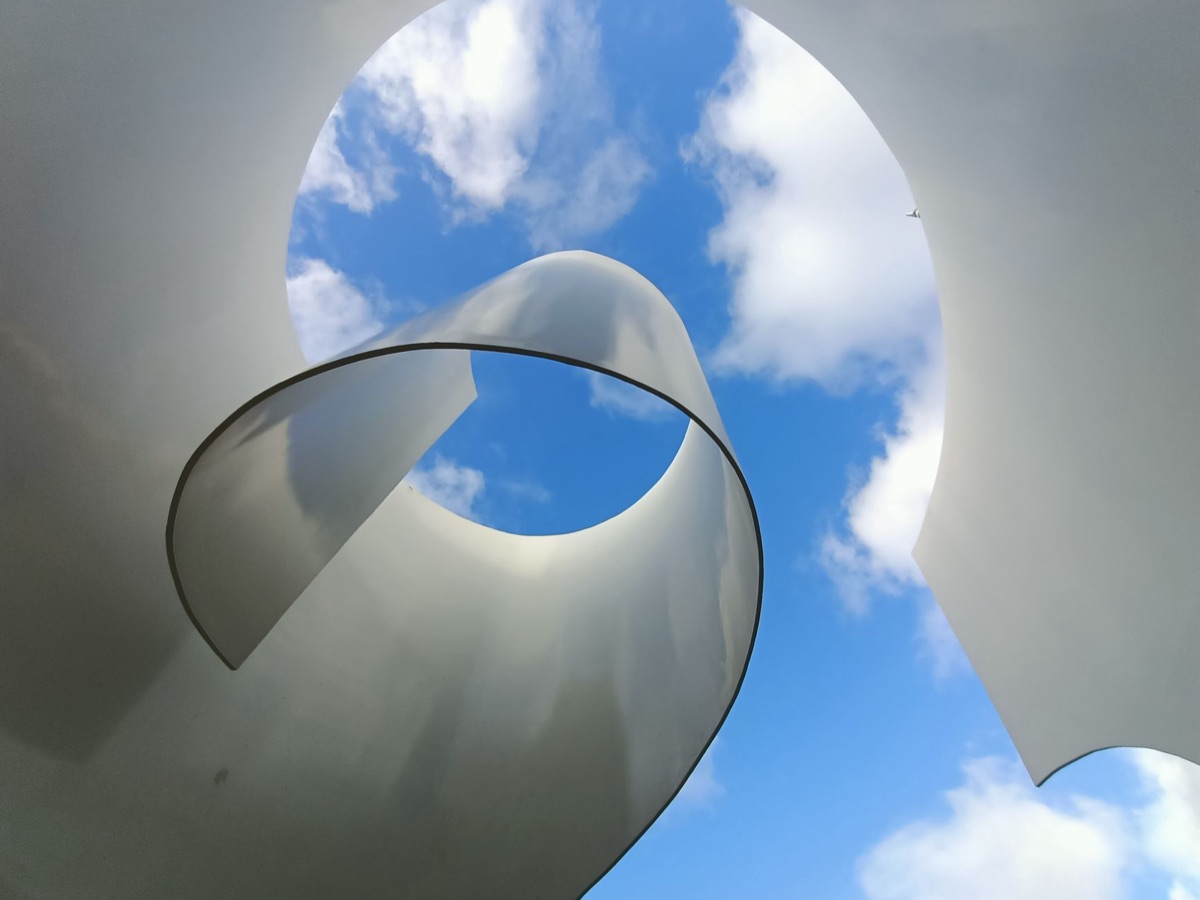 Installazione d'arte moderna a Kyoto