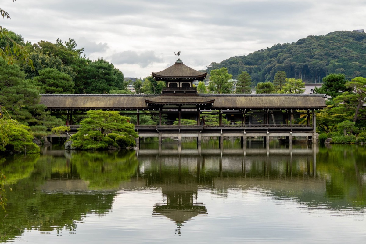 jardim de templo em Kyoto