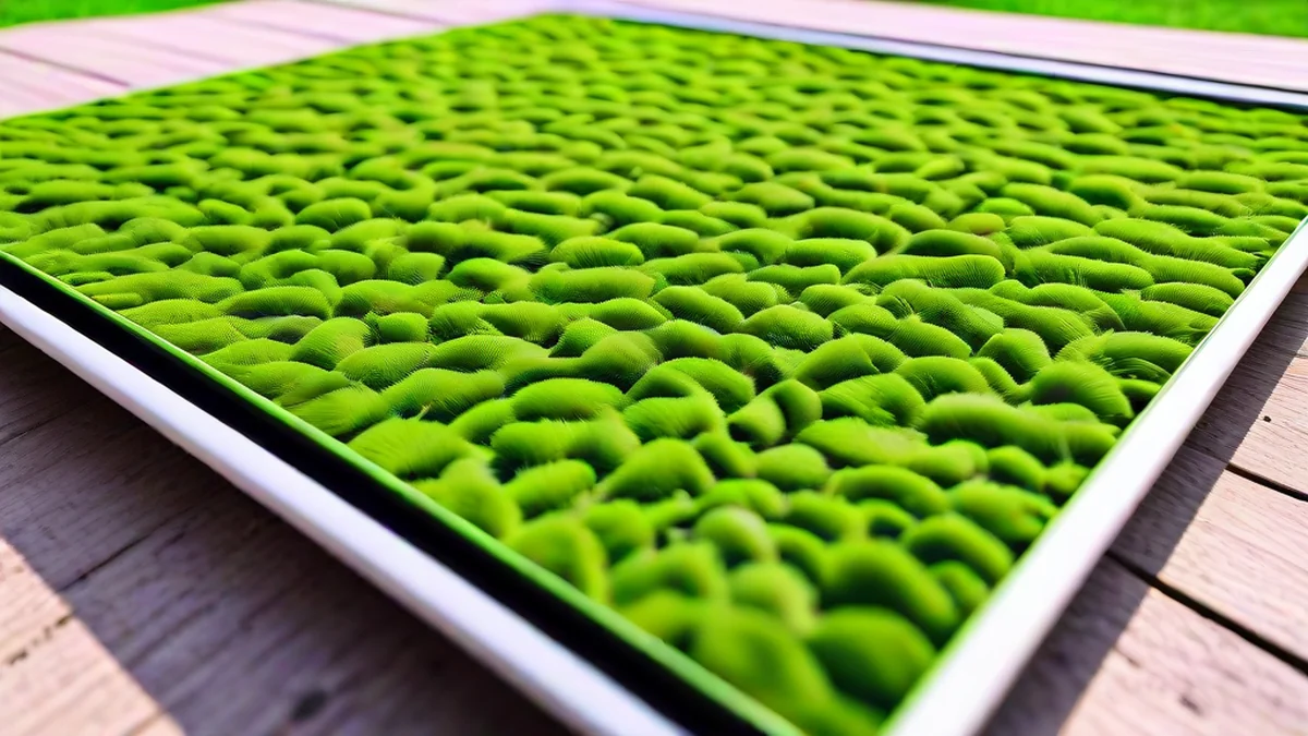 Tea leaves are spread on a cloth under sunlight to dry.